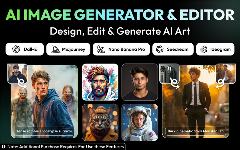 AI Image Generator & AI Editor iPhone screenshot