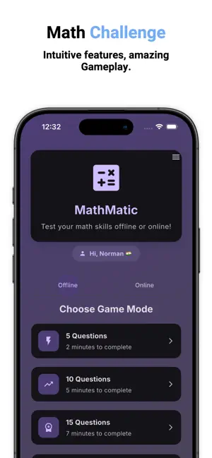 MathMatic - Math Challenge screenshot 2