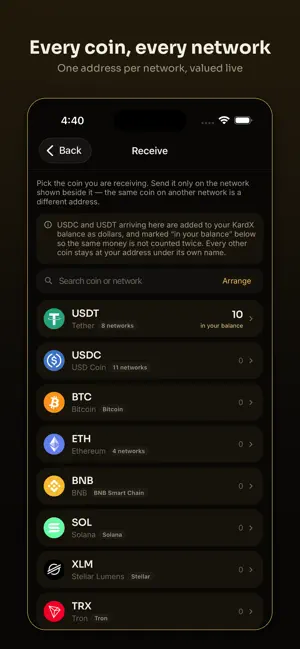 KardX — Send & Spend screenshot 2