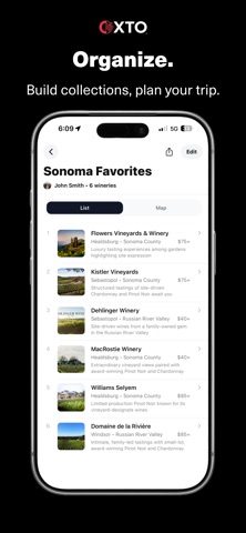 Oxto - Wine Discovery screenshot