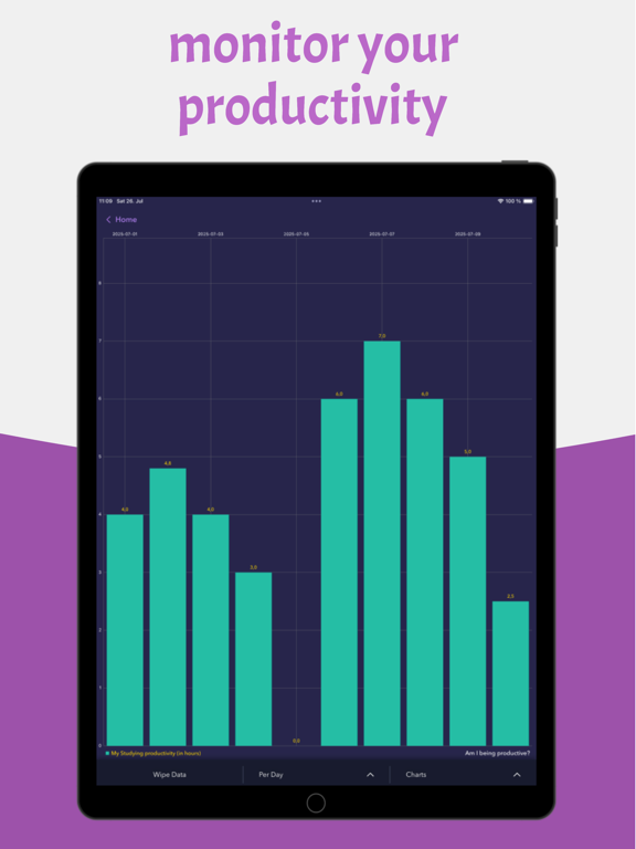 Focusability: Stop Daydreaming iPad screenshot 5 - Productivity app