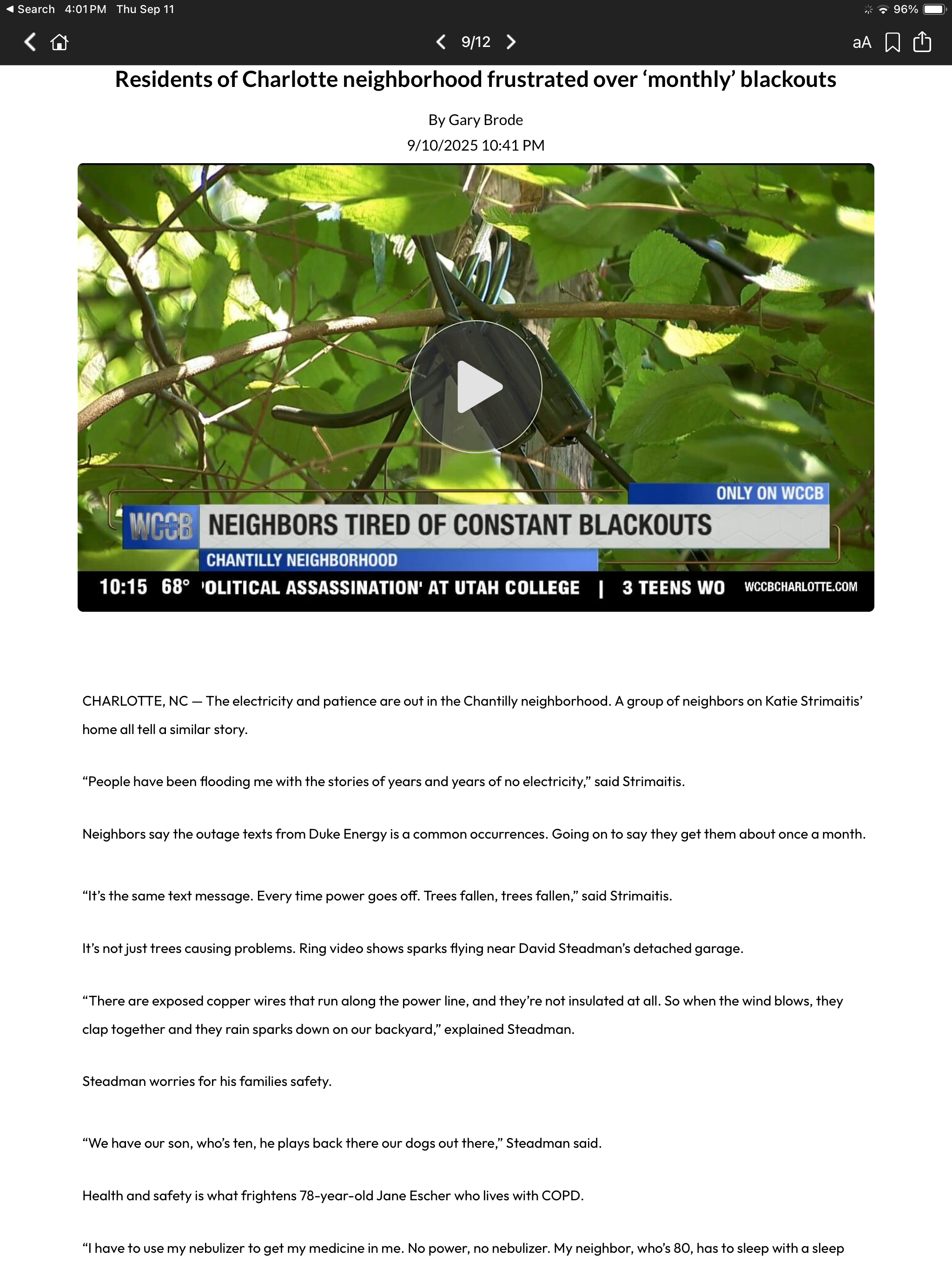 WCCB Charlotte screenshot 10