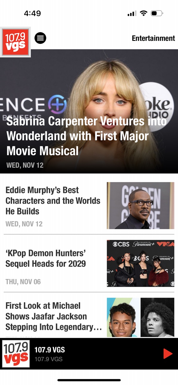 iPhone screenshot