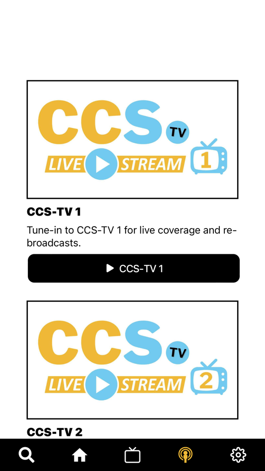 #4. CCS-TV (iOS) Bởi: TvStartup Inc.