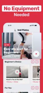 Wall Pilates: 28 day challenge screenshot #5 for iPhone