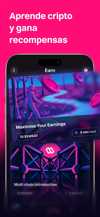Screenshot 5 di 6 di Sweat Wallet: Walk Into Crypto