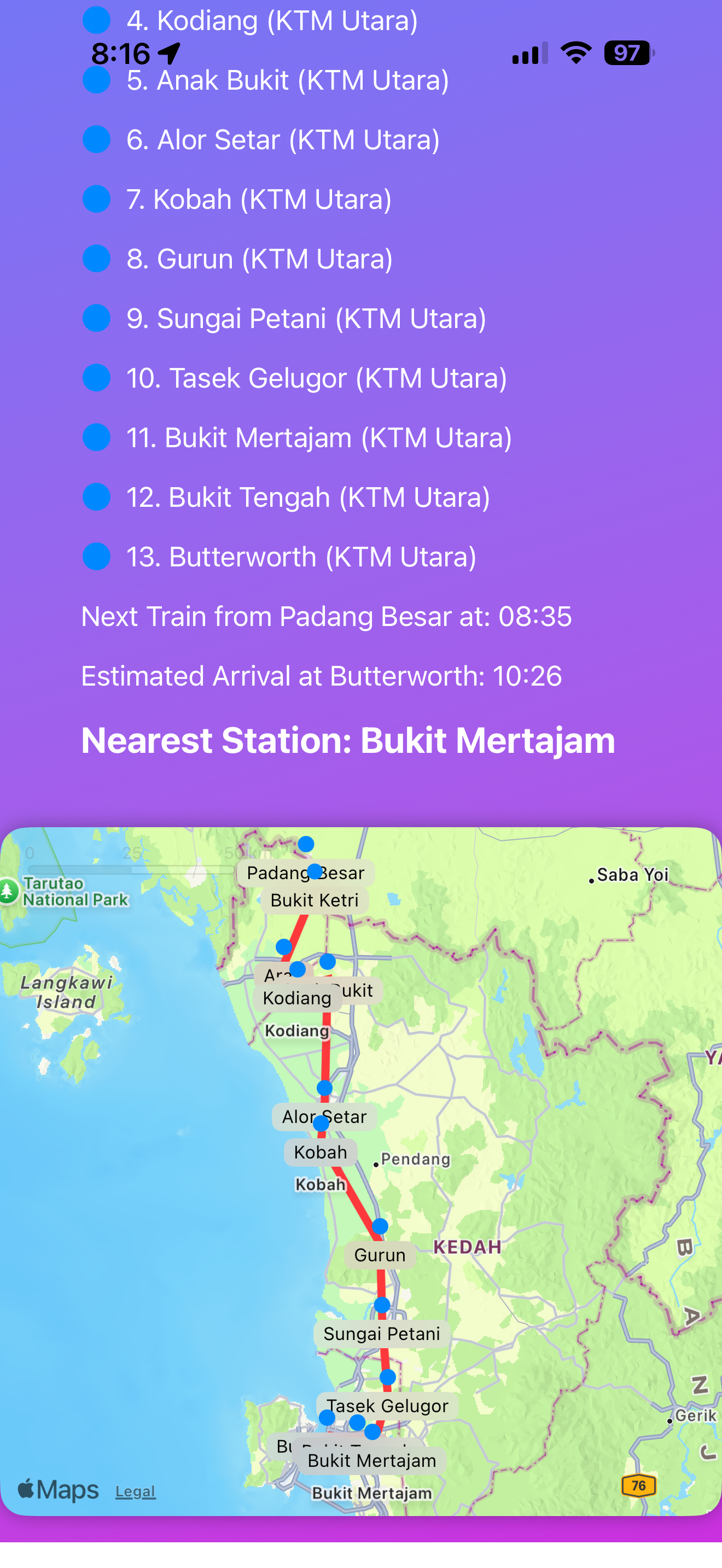 EGK NorthKTM Map