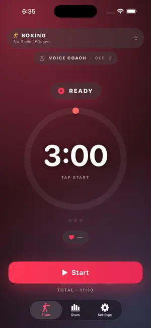 Boxing Timer: Round Coach screenshot 1