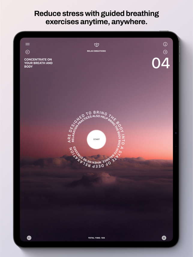‎BreatheIn: Calm Breathing Screenshot