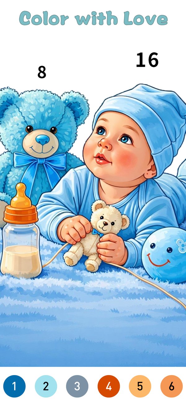 Cradle Color By Number screenshot 1