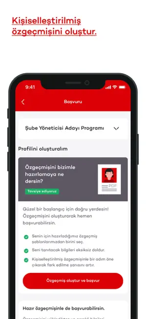 Akbank Kariyer iPhone screenshot 4