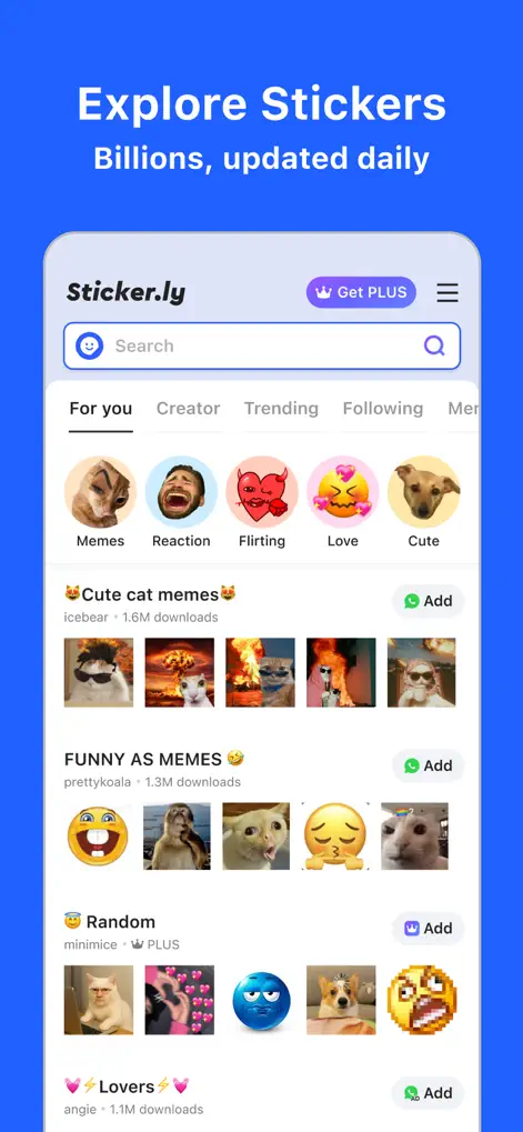 Sticker.ly - Sticker Maker - App de Redes sociales | MWM