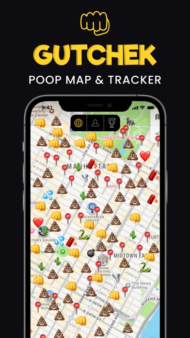 Gutchek - Poop Map & Tracker Screenshot