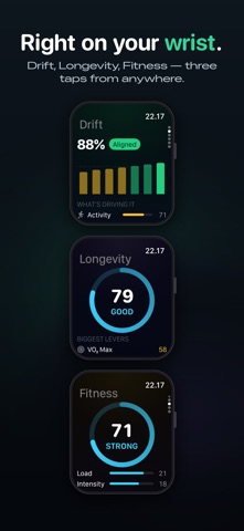 Drift: Longevity Health Coach iPhone screenshot