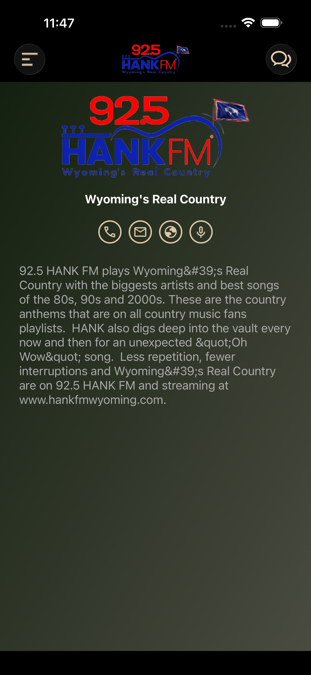 HANK FM Wyoming
