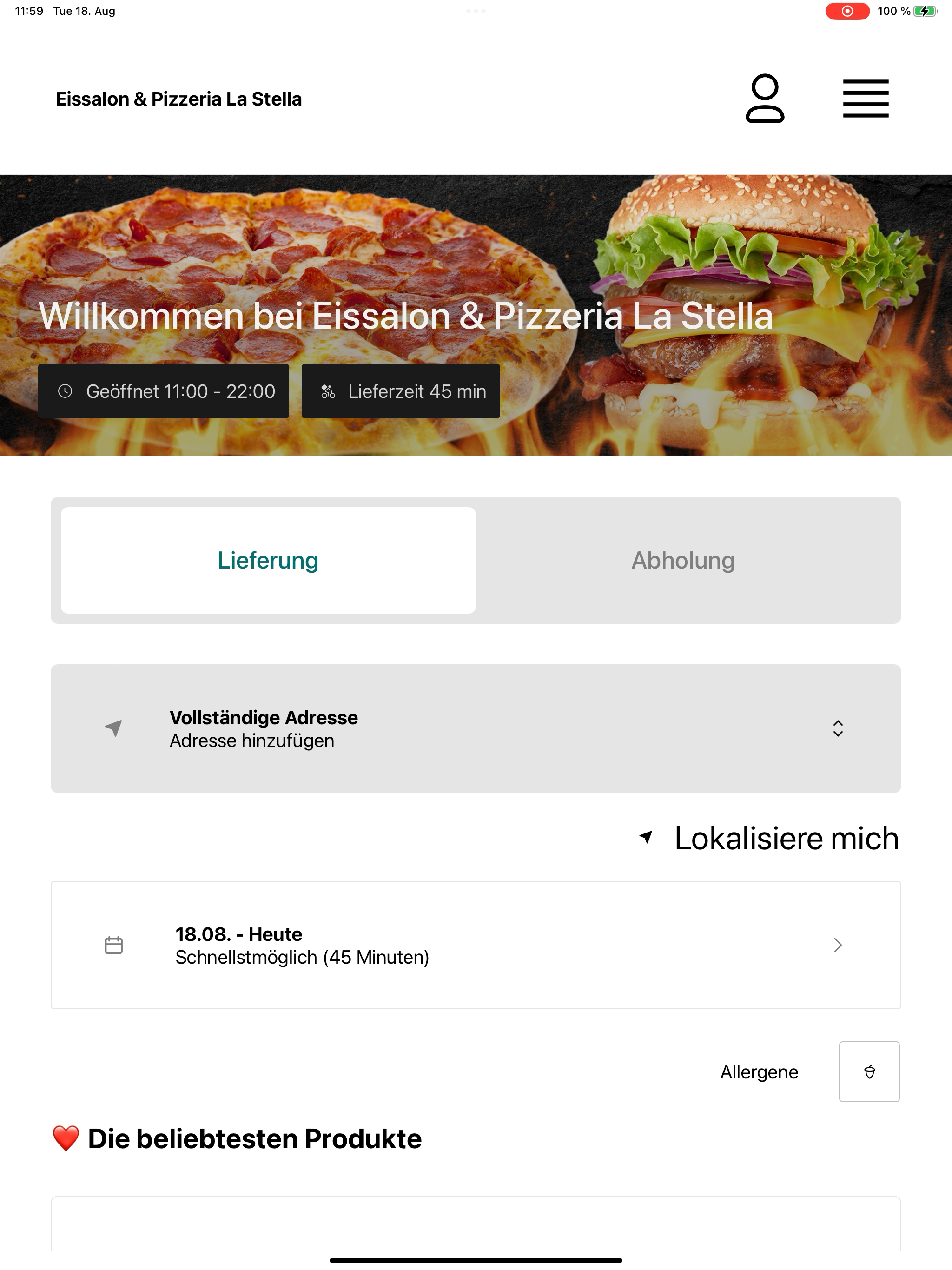 Eissalon & Pizzeria La Stella screenshot 13