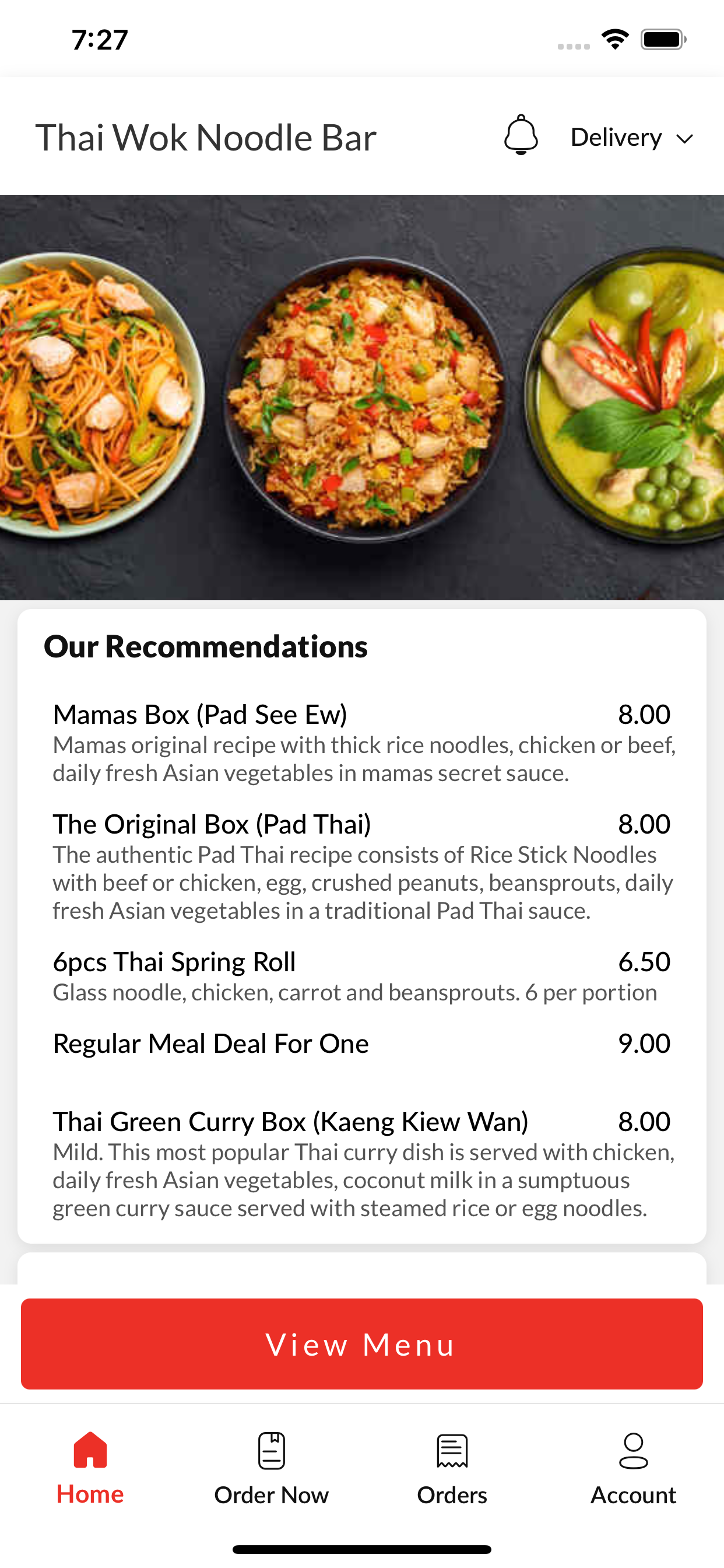 Thai Wok Noodle Bar