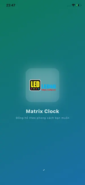 Matrix Clock - Cài đồng hồ screenshot 1