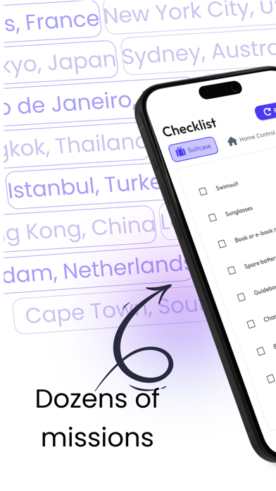 Vacation Assistant - Checklist Screenshot
