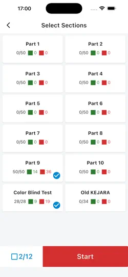 Screenshot von Malaysian KPP Test auf dem iPhone 3
