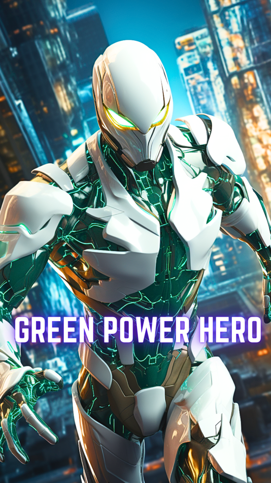 Green Power Hero Iron Games - 2 - (iOS)