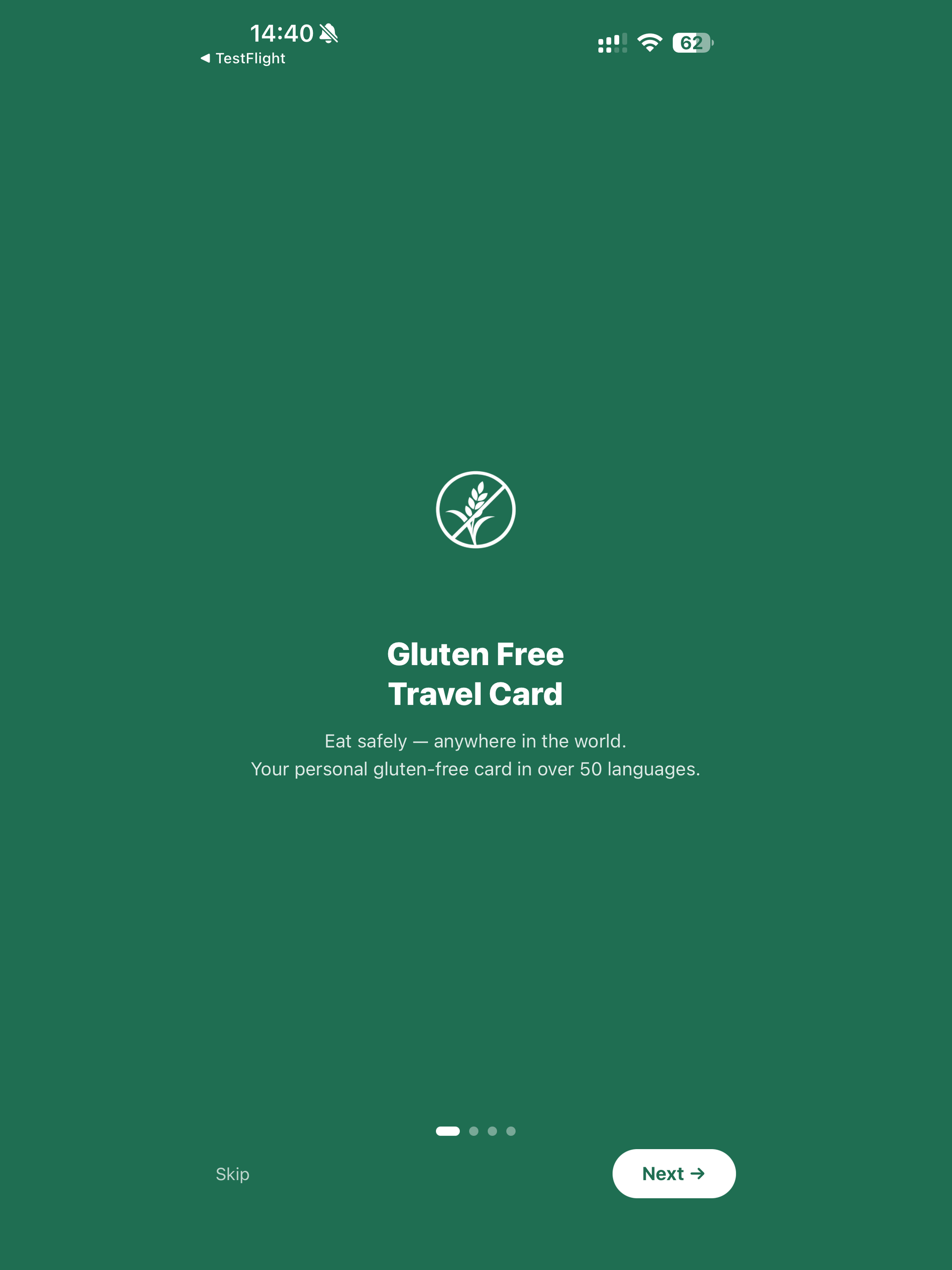 Gluten Free Travel Card screenshot 11
