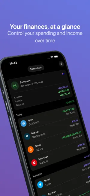 Pilo: Budget & Expense Tracker screenshot 1