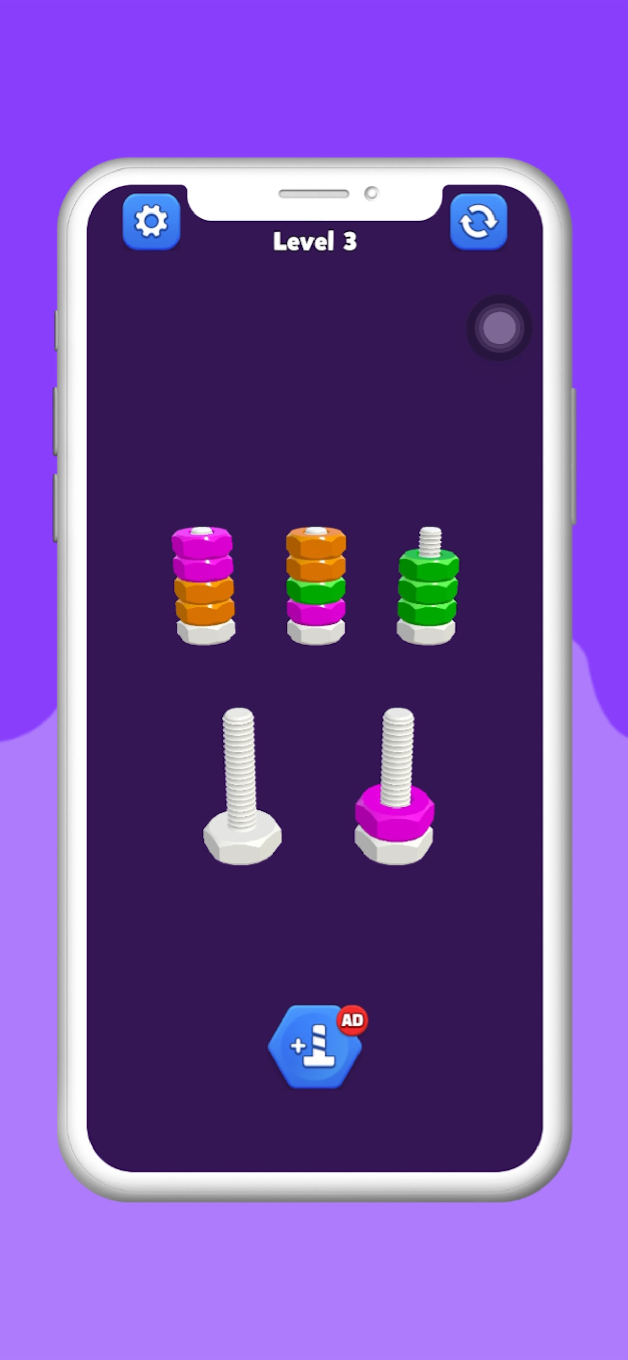 Nut & Boltz: Color Sort 3D screenshot 12