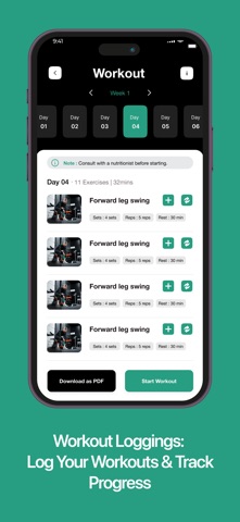Healthy Nutrition App screenshot