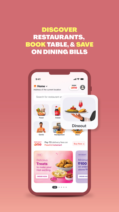 Swiggy: Food Instamart Dineout Screenshot