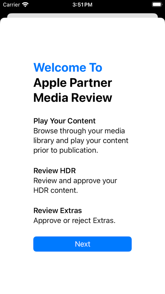 #1. Apple Partner Media Review (iOS) By: Apple