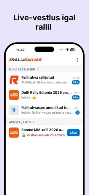 Rallirahvas screenshot 1