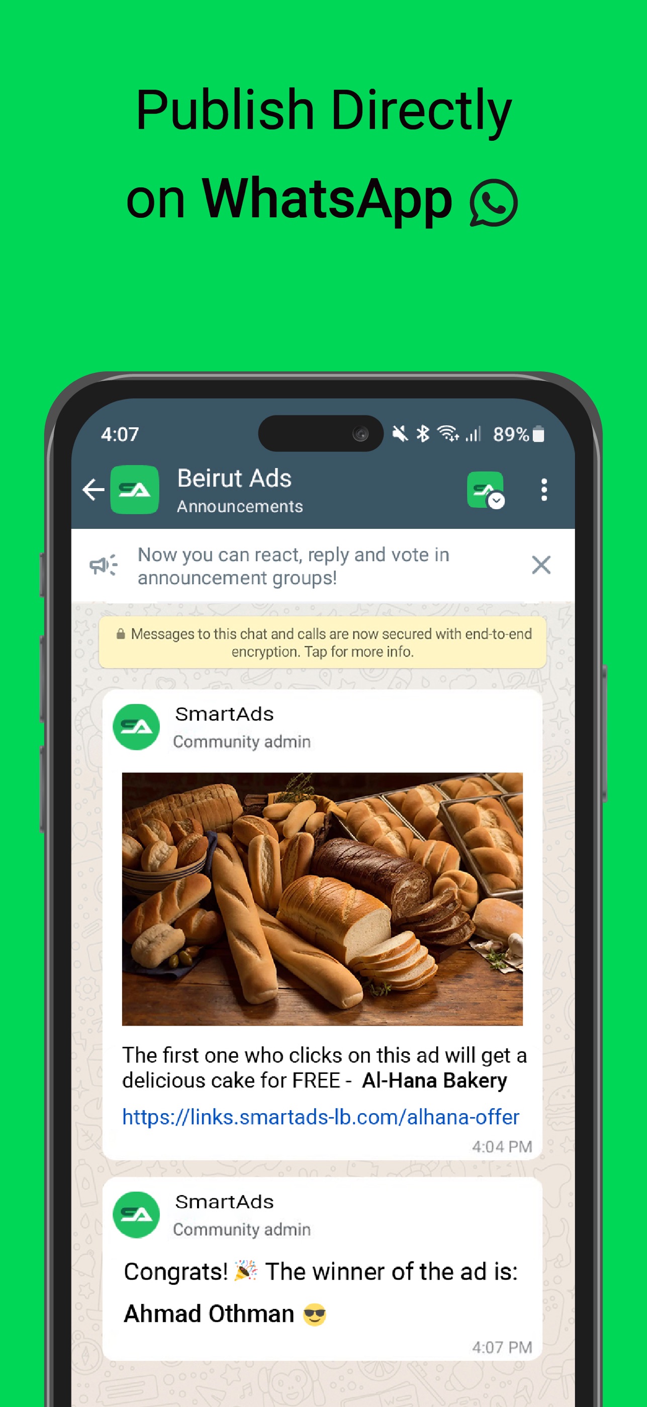 Screenshot 1 of Smart Ads for Lebanon