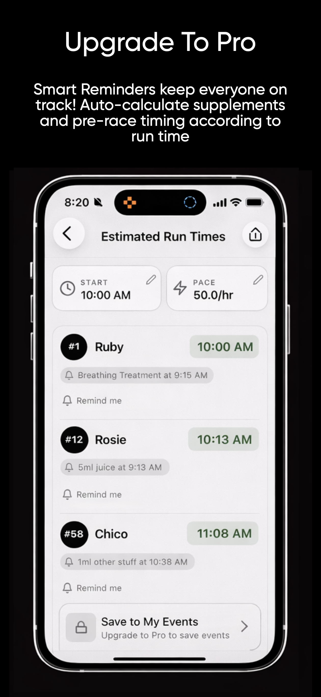 RunReady Race Calculator