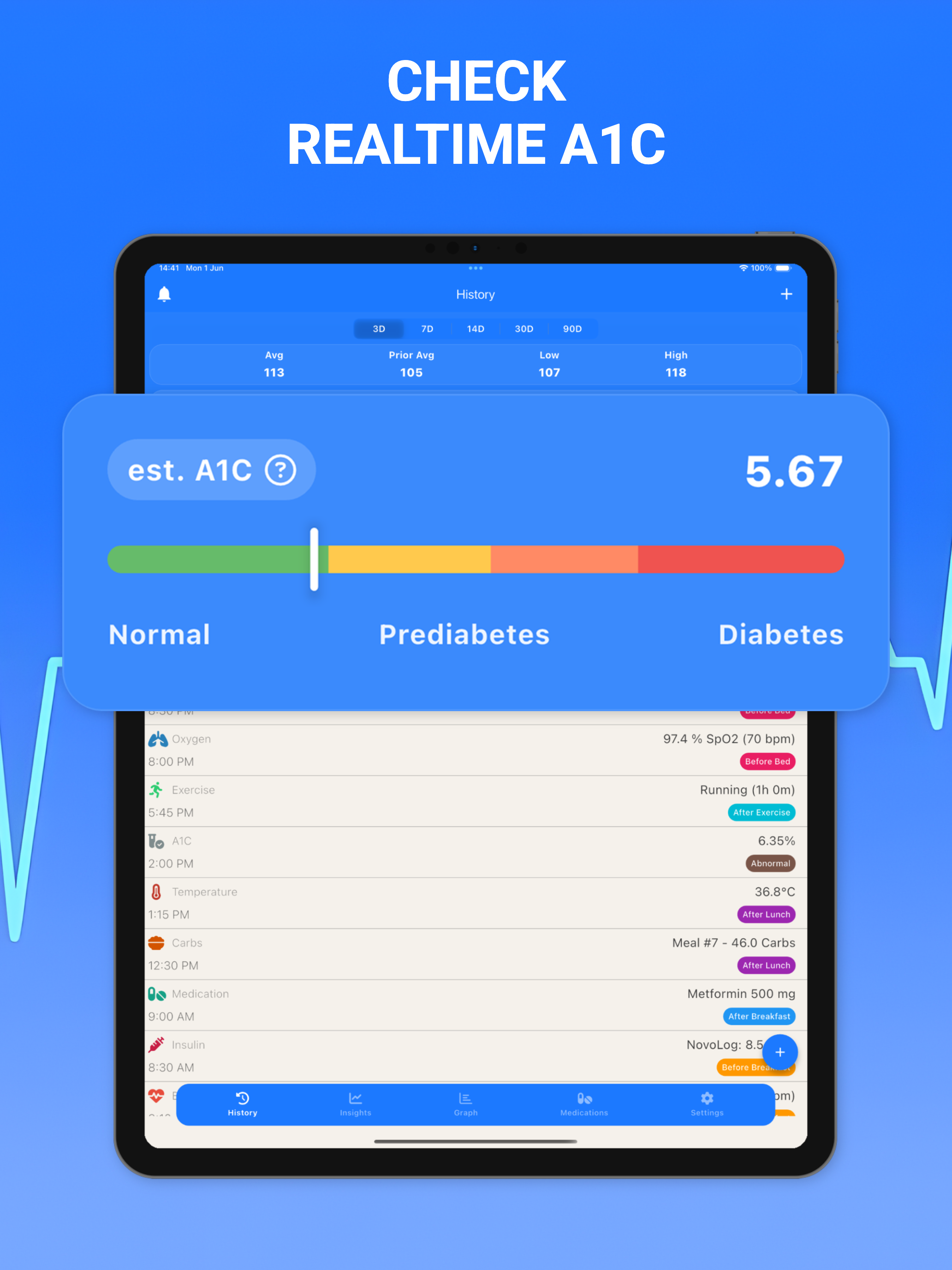 Free Glucose Blood Sugar Track