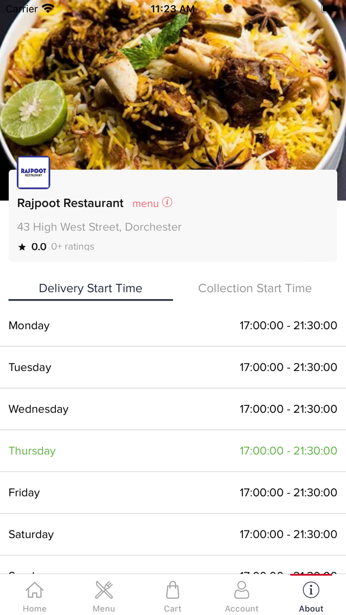 Rajpoot Restaurant Online