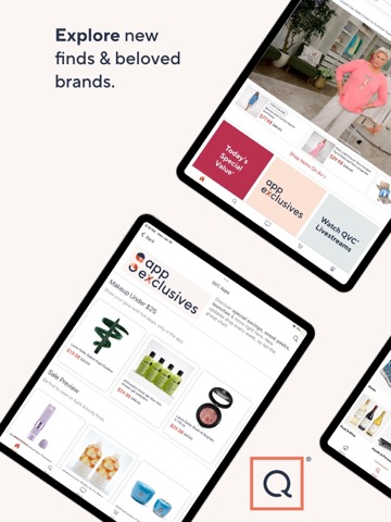 QVC for Tablet (US) app screenshot