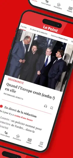 Capture d'écran de Le Point | Actualités & Info sur iPhone 2