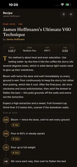 BeanTrace screenshot 3