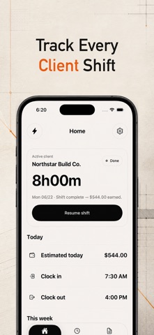 Power Tracker: Time Billing Screenshot 2 of 5
