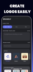 Logo Maker AI - Brandly screenshot