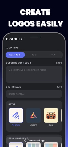 Logo Maker AI - Brandly screenshot