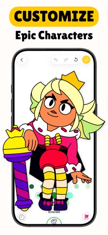 Brawl Art: Stars Skin Maker iPhone screenshot