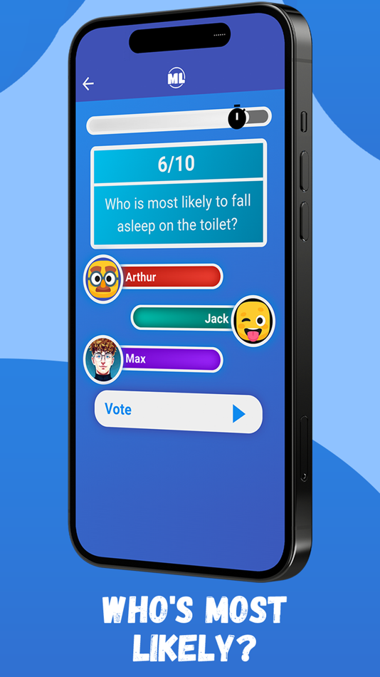 #5. Most Likely To - Party App (iOS) 由: Konrad Nowak