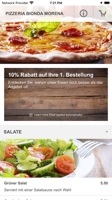 Pizzeria Bionda Morena Screenshot