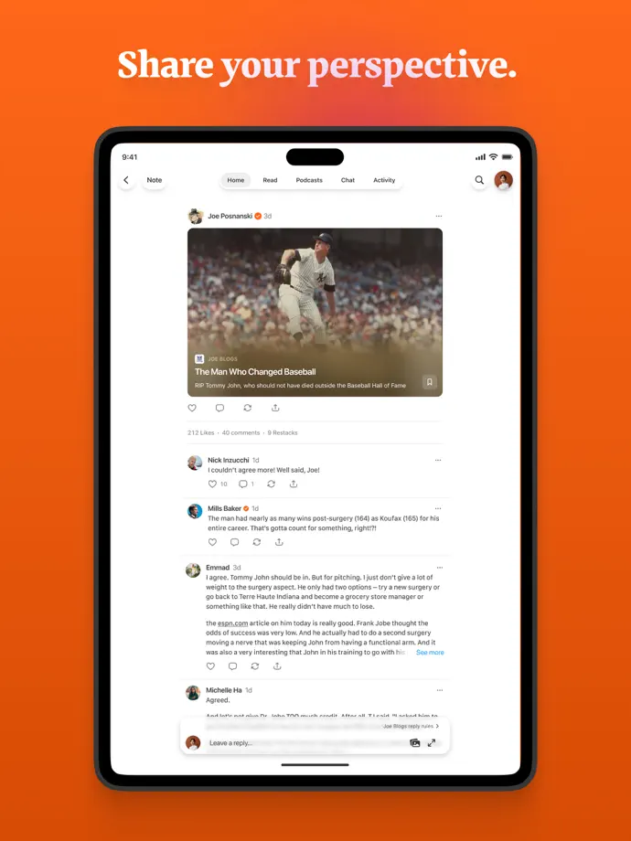 Substack iPad screenshot 6