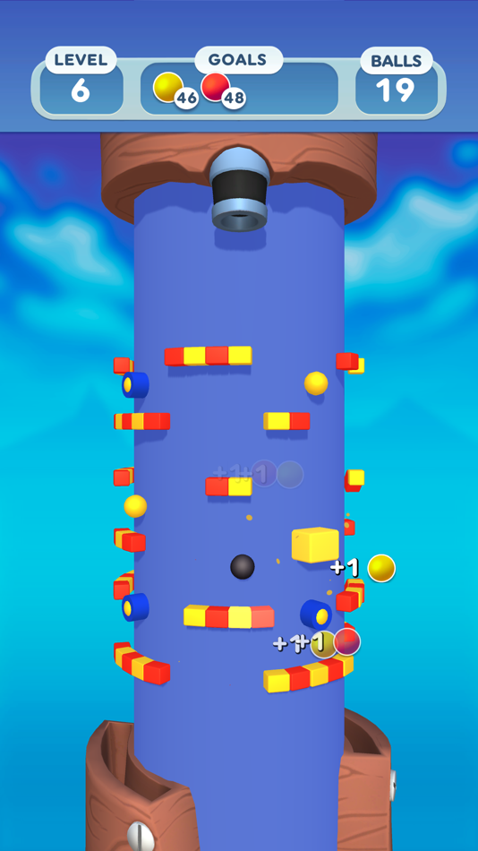 #2. Helix Drop 3D (iOS) 来自: Volt Games