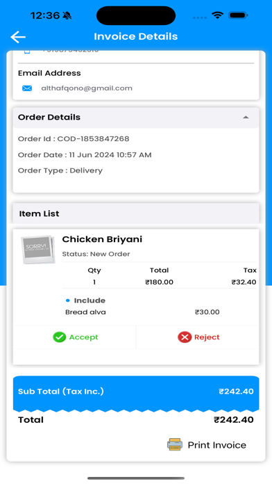DeliveryForX Merchant Screenshot