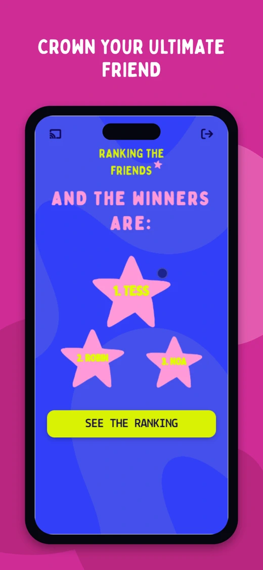 Ranking the Friends Party Game screenshot 8