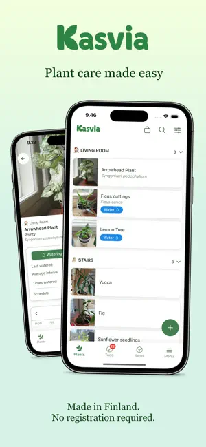 Kasvia: Plant Care App screenshot 1